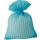 12 sacchettini in organza azzurri a righe